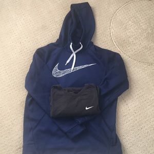 Nike sweatshirt and tshirt